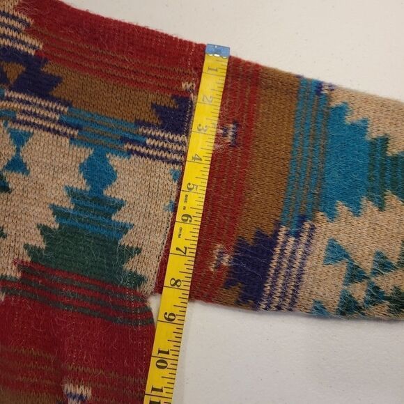 Vintage Angora Blend Southwestern Aztec Sweater - Picture 8 of 9